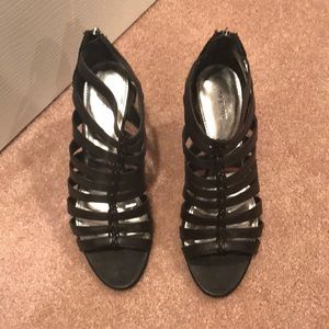 Alfani black heels